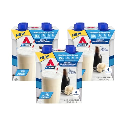 $13.40 /w S&S: Atkins Protein Rich Shake, Creamy Root Beer Float, 12 Count