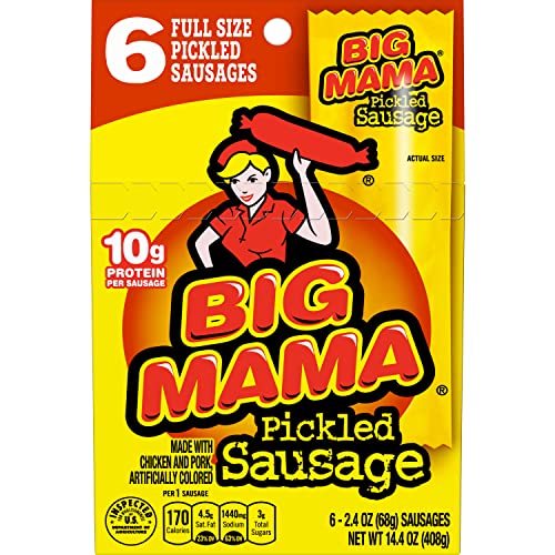 $6.12 /w S&S: Penrose Big Mama Pickled Sausages, 2.4 Ounce, 6 Pack
