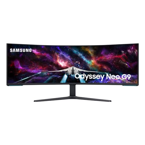 $1799.99: 57" Samsung Odyssey Neo G9 Series Dual 4K Quantum Mini LED Curved Gaming Monitor + $100 promo credit