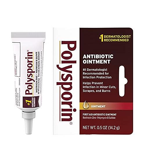$3.22 /w S&S: Polysporin First Aid Topical Antibiotic Skin Ointment with Bacitracin Zinc & Polymyxin B Sulfate, 0.5 oz (2 for $5.14, $2.57 ea)