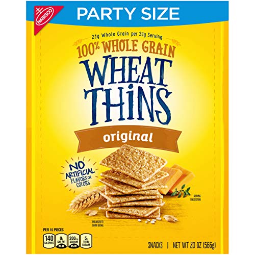 $2.92 /w S&S: 20-Ounce Wheat Thins Original Wheat Crackers (Party Size) at Amazon