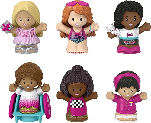 $7.40: Fisher-Price Little People Barbie Toddler Toys Figure 6 Pack