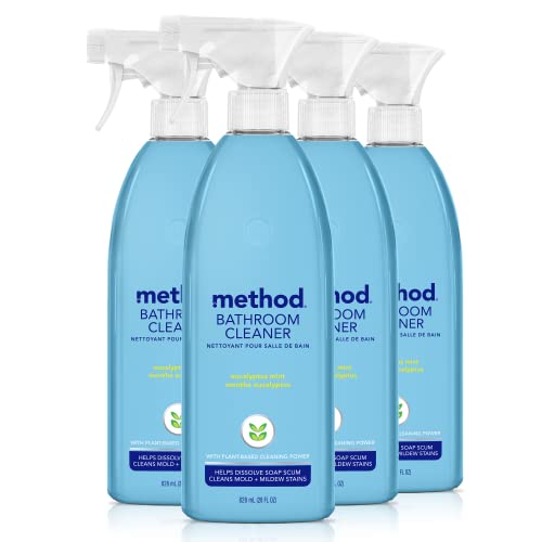 $9.21 /w S&S: Method Bathroom Cleaner, Eucalyptus Mint, 28 Fl Oz (Pack of 4)