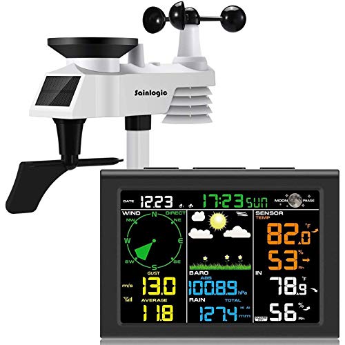 $103.99: Sainlogic Wireless Weather Station with Outdoor Sensor, 8-in-1 Weather Station