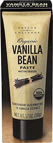 $8.78: Taylor & Colledge Organic Vanilla Bean Paste with Seeds, 1.7oz Tube
