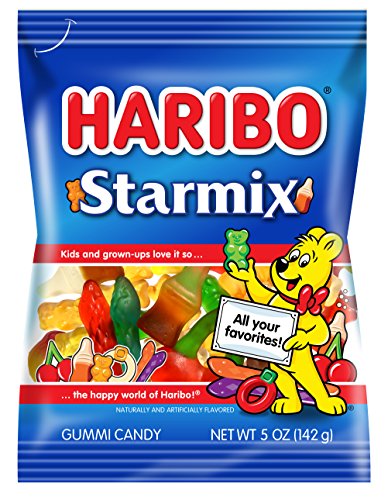 $10.55: HARIBO Gummi Candy, Starmix, 5 oz. Bag (Pack of 12)