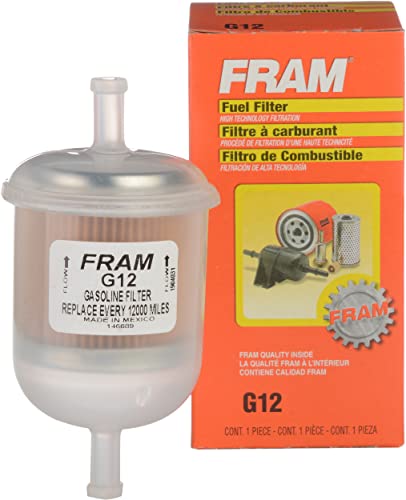$3.21: FRAM G12 In-Line Fuel Filter