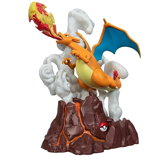 $31.34: 13'' Jazwares Pokémon Select Deluxe Collector’s Light FX Statue (Charizard)