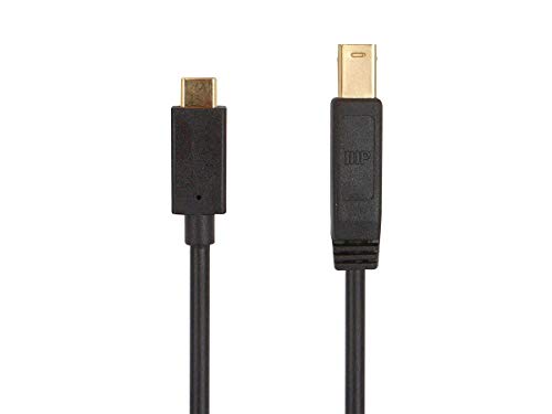 $3.00: Monoprice USB 3.0 Type-C to Type-B Cable - For Data Transfer, 32AWG, 1.5 Feet
