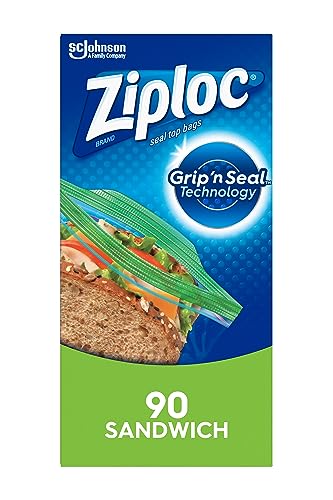 $2.99 /w S&S: 90-Count Ziploc Sandwich & Snack Bags