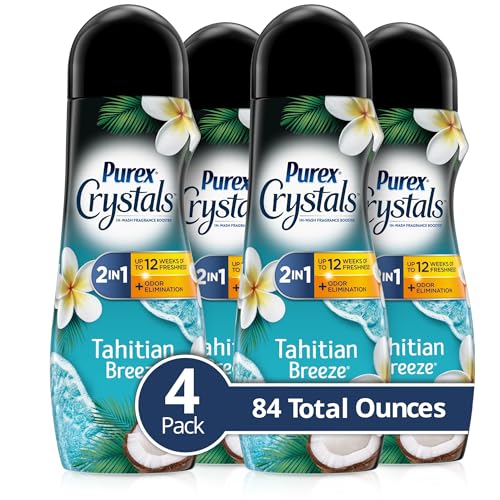 $11.91 /w S&S: 4-Pack 21-Oz Purex Crystals In-Wash Fragrance and Scent Booster (Tahitian Breeze)