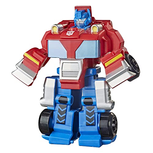 $6.50: Transformers Playskool Heroes Rescue Bots Academy Team Optimus Prime, 4.5-Inch Action Figure