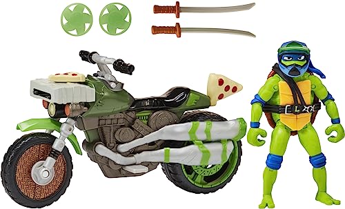 $13.59: Teenage Mutant Ninja Turtles: Mutant Mayhem Ninja Kick Cycle with Exclusive Leonardo Figure
