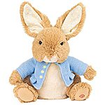 GUND Beatrix Potter Peek-a-Ears Peter Rabbit Animated Interactive Plush Stuffed Animal, 11” $28.80 + F/S - Amazon