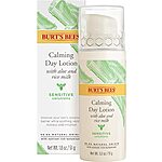 Burt's Bees Sensitive Solutions Calming Day Lotion with Aloe and Rice Milk, 98.8% Natural Origin, 1.8 Fluid Ounces $6.65 - Amazon