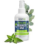 Lightning Deal: Rocket Pure Natural Shoe Deodorizer Spray and Foot Spray (Mint) $11.96 - Amazon