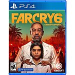 Far Cry 6 PlayStation 4 Standard Edition with Free Upgrade to the Digital PS5 Version - $14.99 - Amazon