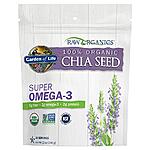 Garden of Life Raw Organic Omega 3 Chia Seeds, 12 oz Pouch - $13.99 or $9.79 /w S&amp;S - Amazon