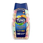 TUMS Ultra Strength Antacid Tablets for Chewable Heartburn Relief and Acid Indigestion Relief, Assorted Fruit - 160 Count - $5.58 /w S&amp;S - Amazon