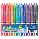 Deal of The Day: PILOT FriXion Clicker Erasable, 15-Pack Pouch (14447) - $20.90 /w S&amp;S - Amazon
