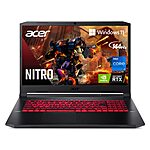 Acer Nitro 5 AN517-54-79L1 Gaming Laptop | Intel Core i7-11800H | RTX 3050Ti Laptop GPU | 17.3&quot; FHD 144Hz IPS Display | 16GB DDR4 | 1TB NVMe SSD - $873.64 + F/S - Amazon