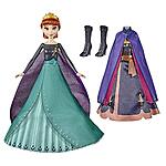 Disney's Frozen 2 Anna's Queen Transformation Fashion Doll with 2 Outfits and 2 Hair Styles - $10.99 - Amazon