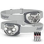 ENERGIZER LED Headlamp PRO (2-Pack), IPX4 Water Resistant Headlamps (Batteries Included) - $8.88 - Amazon