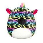 Squishmallows 14-Inch Neon Stripe Zebra with Rainbow Mane Plush - $9.49 - Amazon