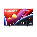 Hisense 50-inch ULED U6 Series Quantum Dot QLED 4K UHD Smart Fire TV (50U6HF, 2022 Model) - $299.99 + F/S - Amazon