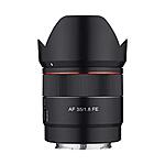 Rokinon 35mm F1.8 Auto Focus Compact Full Frame Wide Angle Lens for Sony E Mount - $229.97 + F/S - Amazon