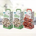 Back to the Roots Organic Mushroom Grow Kit 3-Pack: Oyster, Oyster &amp; Pink - $35.99 + F/S - Amazon