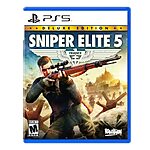 Sniper Elite 5 Deluxe Edition – PlayStation 5 - $39.98 + F/S - Amazon