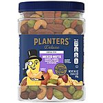 34.5oz Planters Unsalted Premium Nuts Resealable Container $13.30 w/ Subscribe &amp; Save