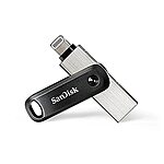 SanDisk 256GB iXpand Flash Drive Go for iPhone and iPad - SDIX60N-256G-GN6NE - $44.99 + F/S - Amazon