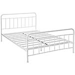 ZINUS Florence Full Panel Metal Platform Bed Frame, White, Queen - $100.31 + F/S - Amazon