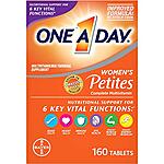 160-Count One A Day Women's Petites Multivitamin - $5.36 /w S&amp;S or $9.39 for 2 - Amazon