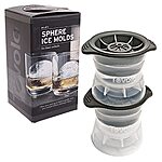 Set of 2 Tovolo 2.5" Sphere Ice Molds for Classic Cocktails $3