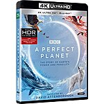 BBC Earth: Perfect Planet Narrated by David Attenborough (4K UHD + Blu-ray) $14