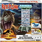 Amazon - $10.14: Jurassic World Toys Dominion Kids &amp; Family Game with Velociraptor Dinosaurs, Tower, Sticks, Die &amp; Stickers