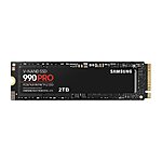 2TB Samsung 990 PRO PCle Gen 4x4 NVMe Internal SSD $130 + Free Shipping