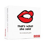 $16.99: That's What She Said Game - The Hilariously Twisted Party Game Adults Only
