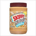 40-Ounce SKIPPY Creamy Natural Peanut Butter Spread $4.70 w/ Subscribe &amp; Save