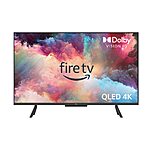 $329.99: All-new Amazon Fire TV 43&quot; Omni QLED Series 4K UHD smart TV, Dolby Vision IQ, hands-free with Alexa