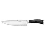 $139.00: WÜSTHOF Classic IKON 8-Inch Chef's Knife, Black