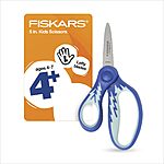 $1.89: Fiskars 5&quot; Sotfgrip Left-Handed Pointed-Tip Scissors for Kids 4+
