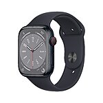 $354.99: Apple Watch Series 8 [GPS + Cellular 45mm] Smart Watch w/Midnight Aluminum Case with Midnight Sport Band - M/L