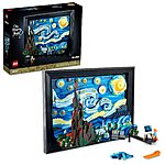 $136.00: 2316-Piece LEGO Ideas: Vincent Van Gogh: The Starry Night 3D Art Wall Building Set (21333)
