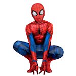 $12.75: MARVEL Spider-Man Official Youth Deluxe Zentai Suit, Small @Amazon