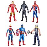 $33.99: Marvel Titan Hero Series Action Figure Multipack, 6 Action Figures, 12-Inch (Amazon Exclusive)