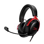 $59.99: HyperX Cloud III – Wired Gaming Headset, PC, PS5, Xbox Series X|S, Angled 53mm Drivers